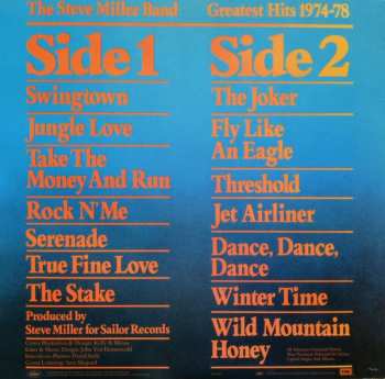 LP Steve Miller Band: Greatest Hits 1974-78 LTD