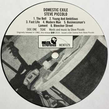 LP Steve Piccolo: Domestic Exile