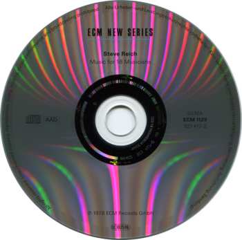 CD Steve Reich: Music For 18 Musicians