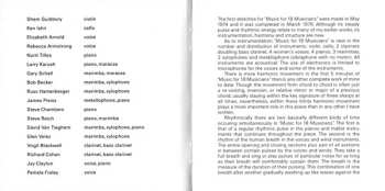 CD Steve Reich: Music For 18 Musicians