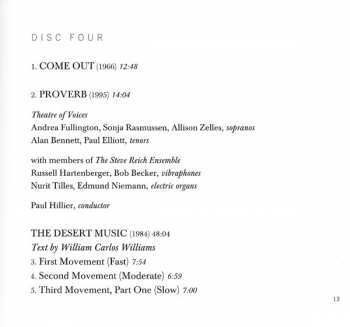 5CD/Dobozkészlet Steve Reich: Phases (A Nonesuch Retrospective)
