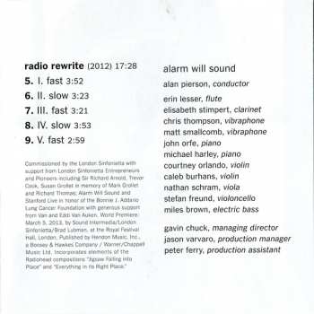 CD Steve Reich: Radio Rewrite