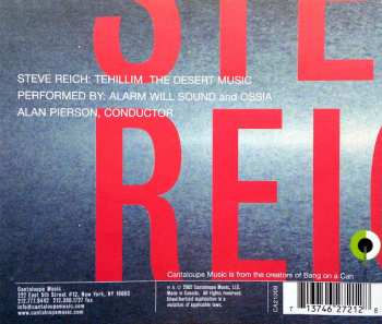 CD Steve Reich: Tehillim / The Desert Music