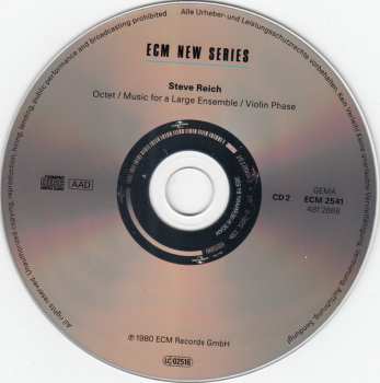 3CD/Dobozkészlet Steve Reich: The ECM Recordings LTD