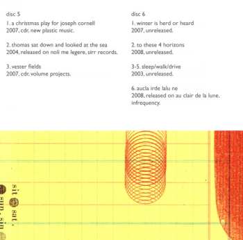 7CD/Dobozkészlet Steve Roden: A Thousand Breathing Forms (2003-2008)