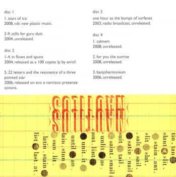 7CD/Dobozkészlet Steve Roden: A Thousand Breathing Forms (2003-2008)