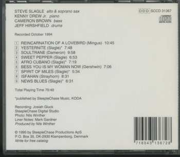 CD Steve Slagle Quartet: Reincarnation