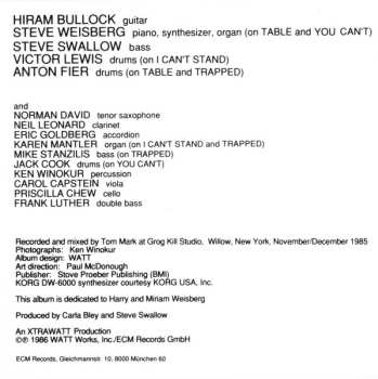 CD Steve Weisberg: I Can't Stand Another Night Alone (In Bed With You)