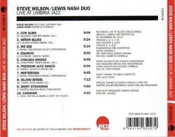 CD Steve Wilson / Lewis Nash Duo: Live At Umbria Jazz