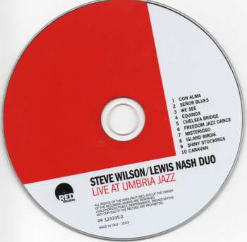 CD Steve Wilson / Lewis Nash Duo: Live At Umbria Jazz