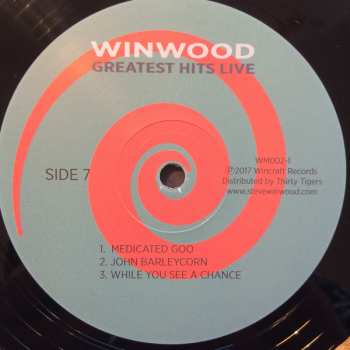4LP Steve Winwood: Greatest Hits Live