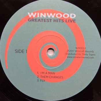 4LP Steve Winwood: Greatest Hits Live