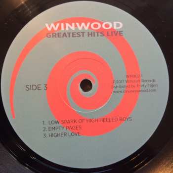 4LP Steve Winwood: Greatest Hits Live