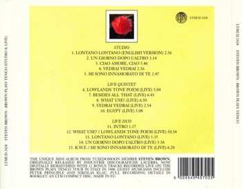CD Steven Brown: Brown Plays Tenco - Le Canzoni Di Luigi Tenco (Studio & Live)