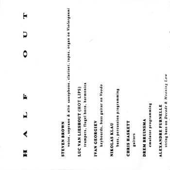 CD Steven Brown: Half Out