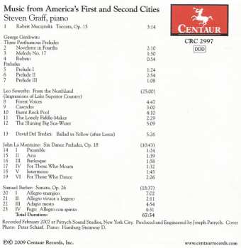 CD Steven Graff: Music From American's First And Second Cities