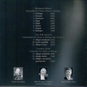 CD Benjamin Britten: Masterpieces For Horn & Strings