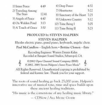 CD Steven Halpern: Inner Peace
