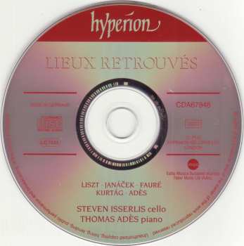 CD Franz Liszt: Lieux Retrouvés