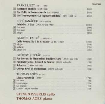CD Franz Liszt: Lieux Retrouvés