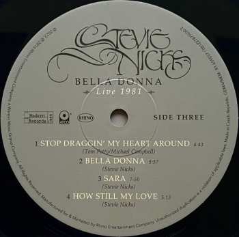 2LP Stevie Nicks: Bella Donna Live 1981 LTD