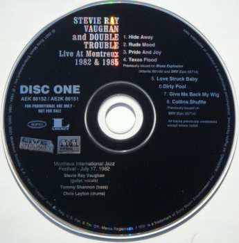 2CD Stevie Ray Vaughan & Double Trouble: Live At Montreux 1982 & 1985