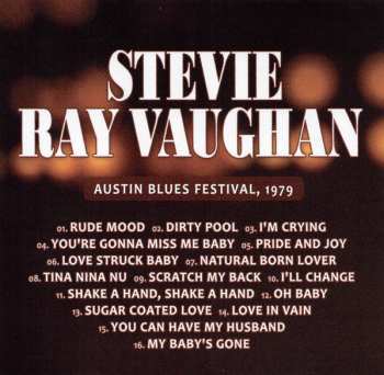 CD Stevie Ray Vaughan: Austin Blues Festival, 1979