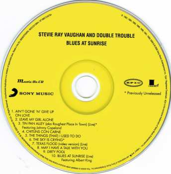 CD Stevie Ray Vaughan & Double Trouble: Blues At Sunrise