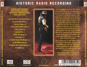 CD Stevie Ray Vaughan & Double Trouble: Spectrum, Philadelphia May 23rd 1988