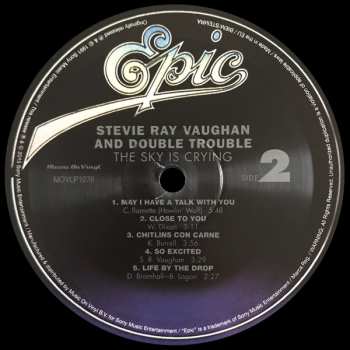 LP Stevie Ray Vaughan & Double Trouble: The Sky Is Crying