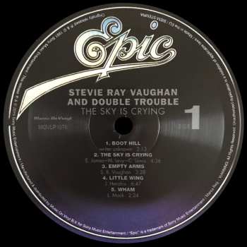 LP Stevie Ray Vaughan & Double Trouble: The Sky Is Crying