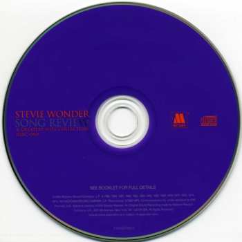 2CD Stevie Wonder: Song Review (A Greatest Hits Collection)