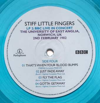 2LP Stiff Little Fingers: BBC Live In Concert CLR
