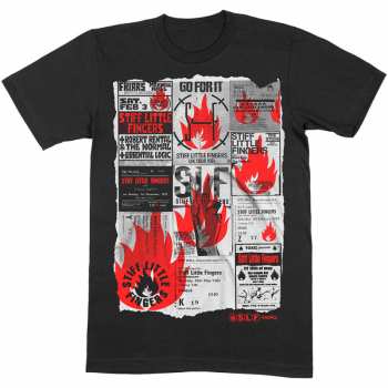 Merch Stiff Little Fingers: Póló Flyer