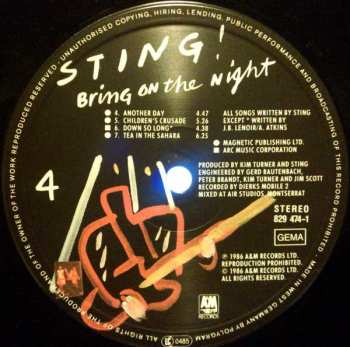 2LP Sting: Bring On The Night