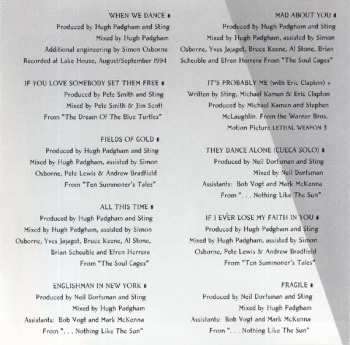 CD Sting: Fields Of Gold: The Best Of Sting 1984 - 1994
