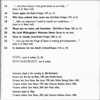 CD Sting: Songs From The Labyrinth