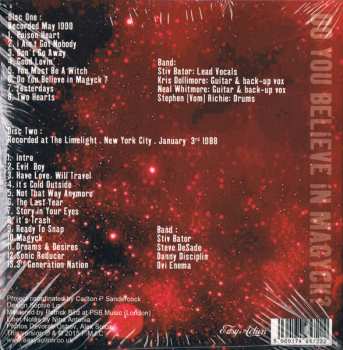 2CD Stiv Bators: Do You Believe In Magyk?