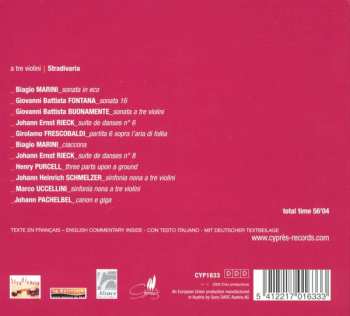 CD Ensemble Stradivaria: A Tre Violini