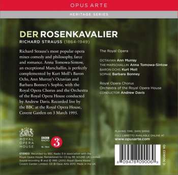 3CD/Dobozkészlet Richard Strauss: Der Rosenkavalier