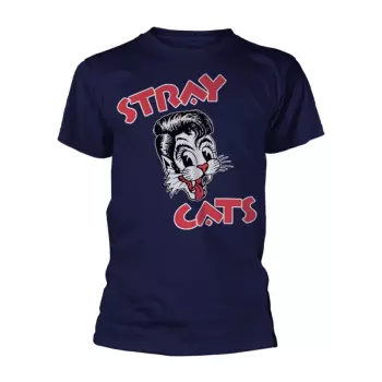 Póló Cat Logo Stray Cats (navy)