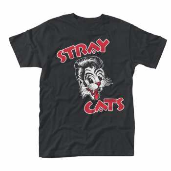 Merch Stray Cats: Póló Cat Logo Stray Cats