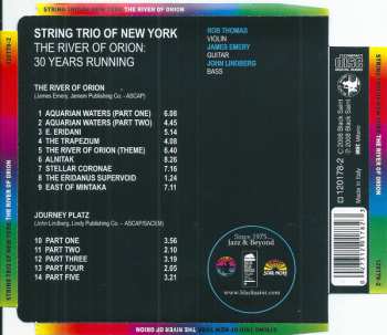 CD String Trio Of New York: The River Of Orion: 30 Years Running