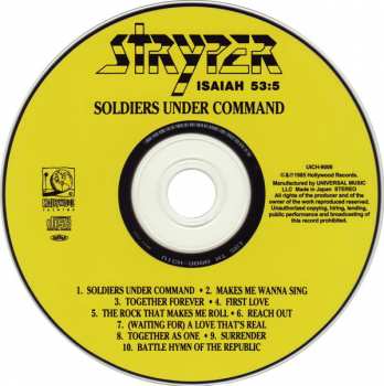 CD Stryper: Soldiers Under Command = ソルジャーズ・アンダー・コマンド LTD