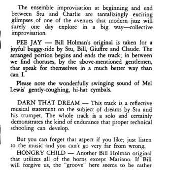 CD Jimmy Giuffre: Stu Williamson Plays - The Bethlehem Years