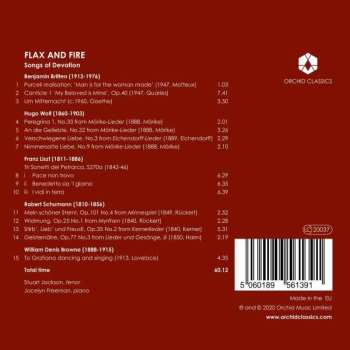 CD Stuart Jackson: Flax And Fire: Songs Of Devotion