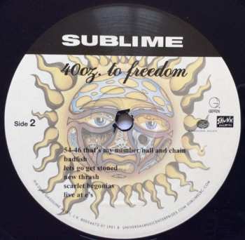 2LP Sublime: 40oz. To Freedom