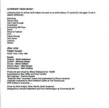 2CD/DVD Suede: Head Music DLX