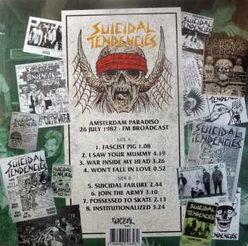 LP Suicidal Tendencies: Amsterdam Paradisco, 26 July 1987 - Fm Broadcast CLR