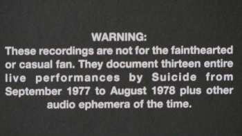 6CD/Dobozkészlet Suicide: Live 1977-1978 LTD